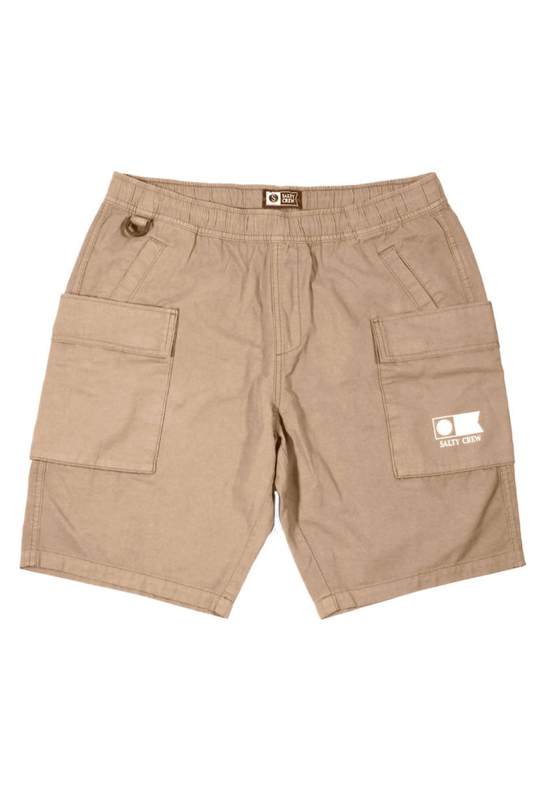 Pantaloni cargo scurti din bumbac organic