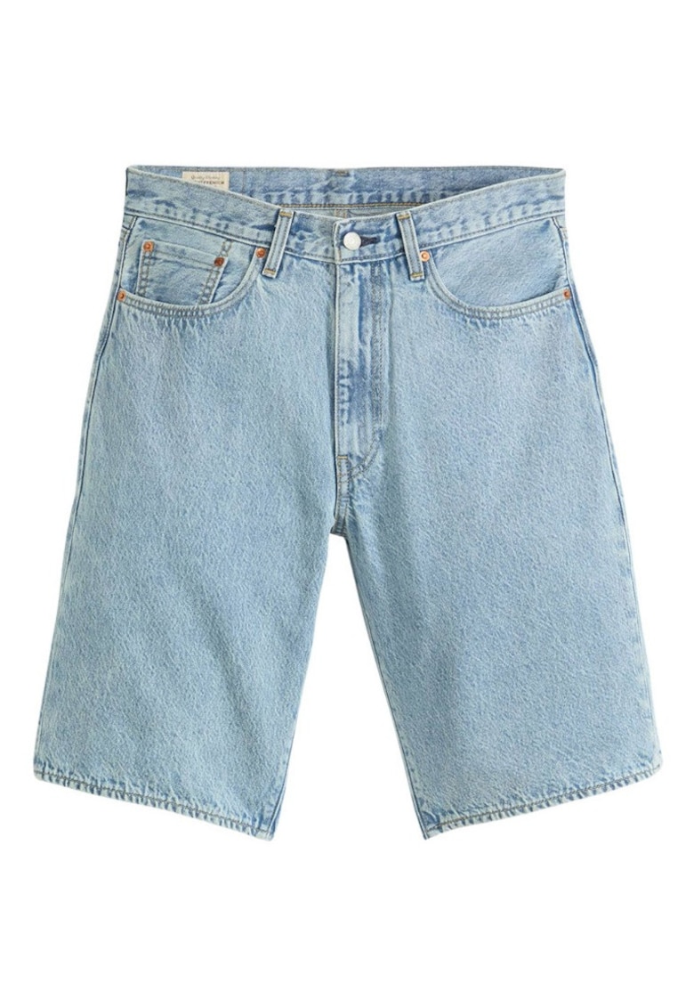 Bermude din denim cu croiala baggy 478