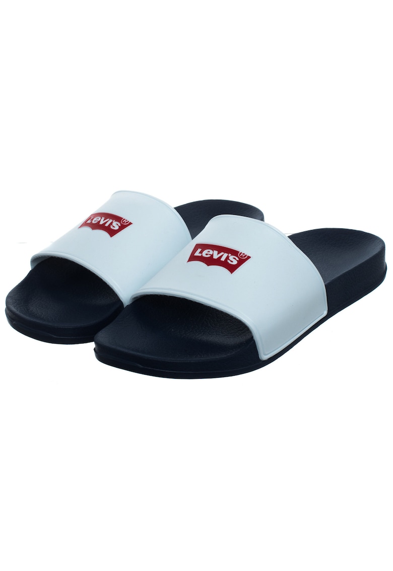 Papuci cu detaliu logo si branturi ergonomice