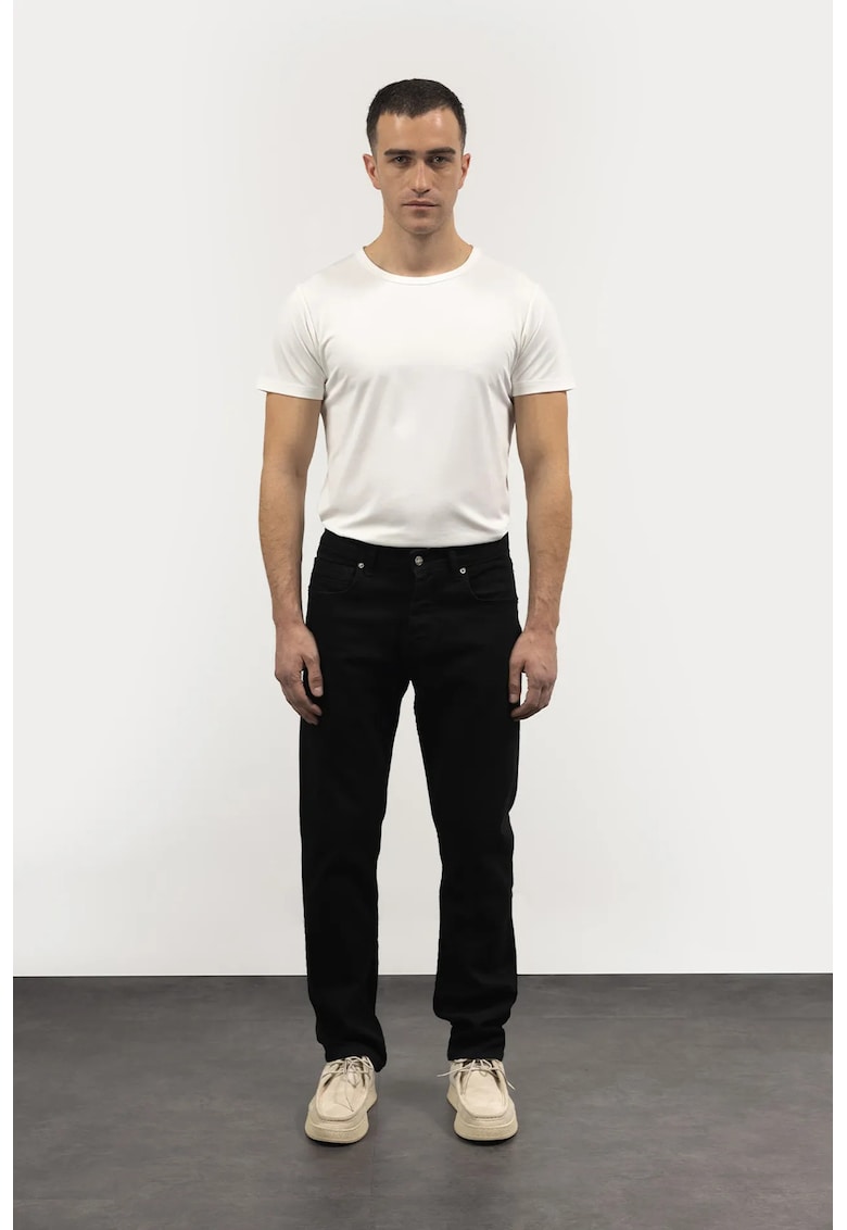 Blugi barbati - Slim Fit Skinny Leg - negru - denim/lycra