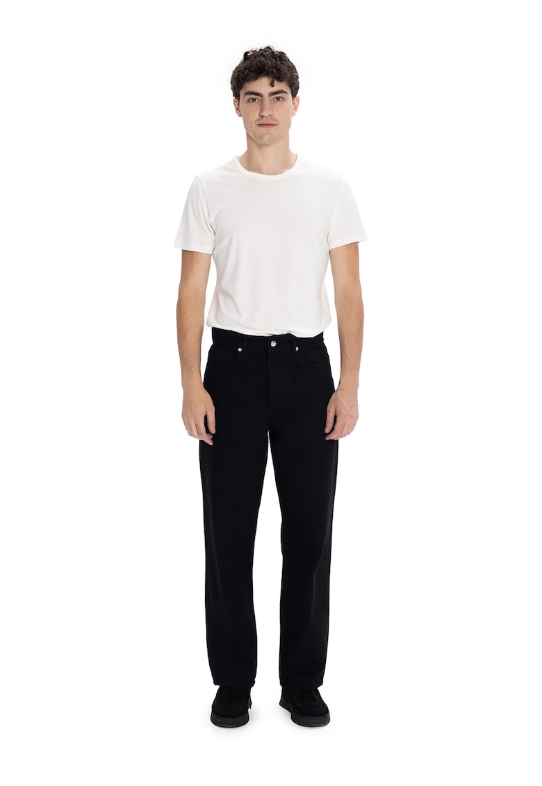 Blugi barbati - Regular Fit - negru - 100% bumbac