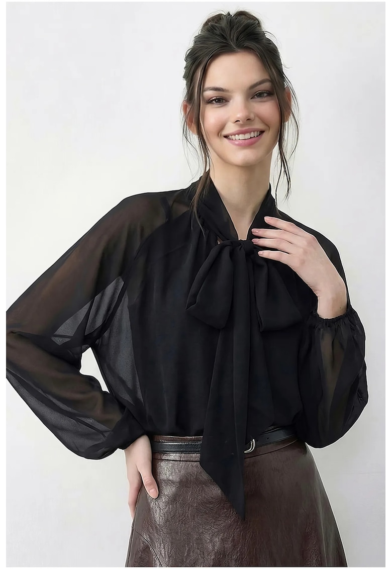 Bluza dama - Tul - Negru