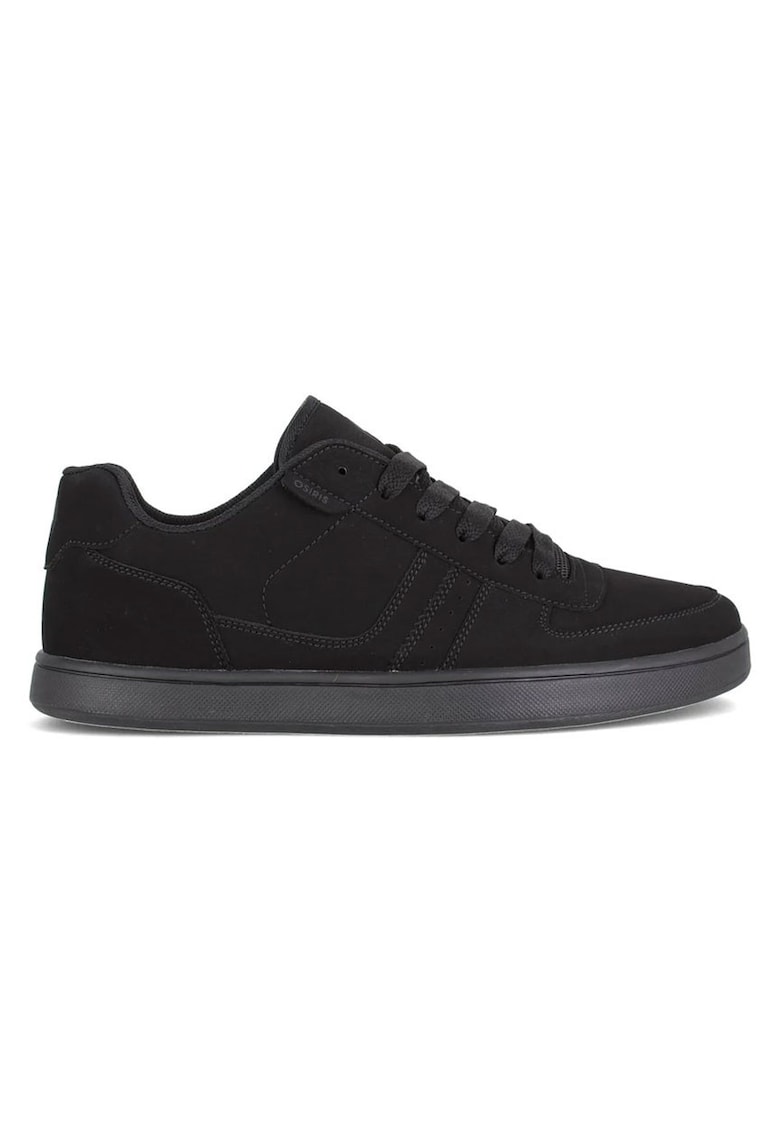 Pantofi sport uni de piele nabuc sintetica