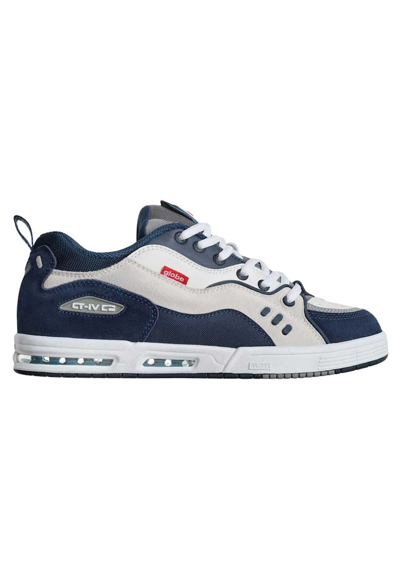 Pantofi de skateboarding unisex din piele intoarsa si detalii sintetice