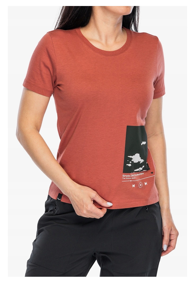 Tricou sport dama Eagle Cover - rosu - pentru alergare -