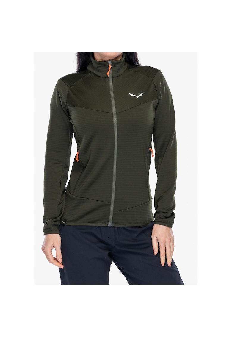 Jacheta sport dama - Verde inchis - Poliester/Elastan -