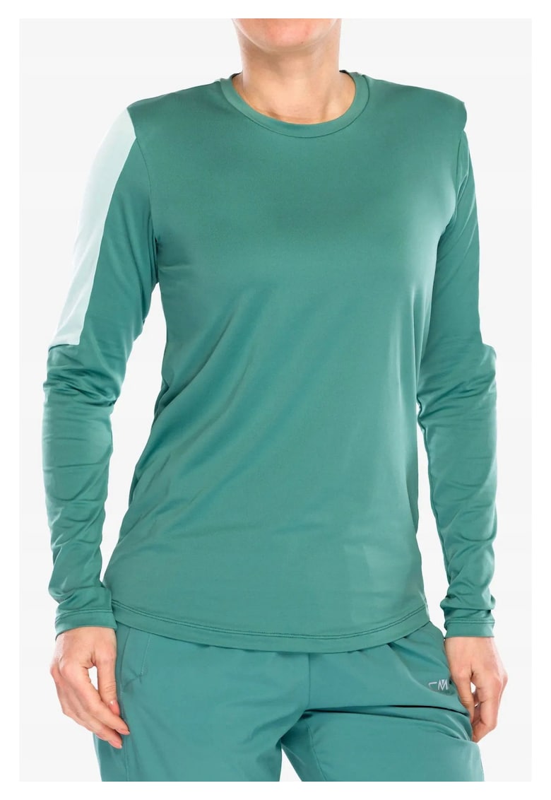 Tricou sport dama Zulka - uscare rapida - elastic - verde - poliester si elastan