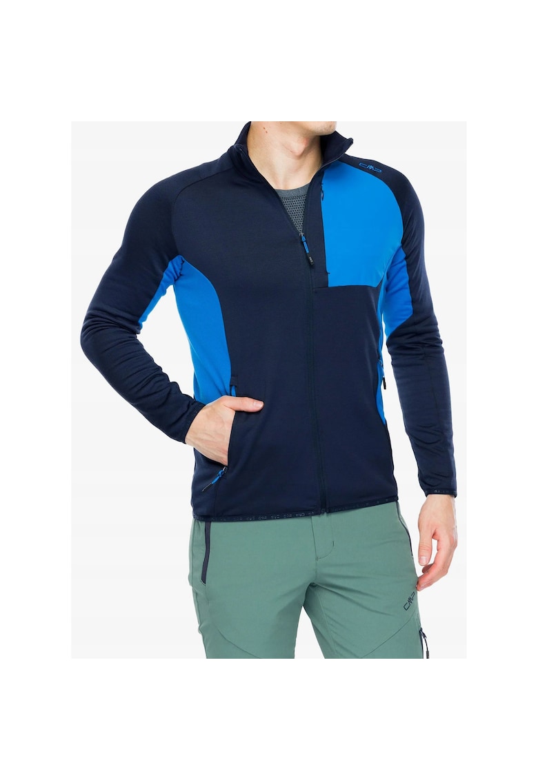 Jacheta sport barbati - Fylox - negru-albastru - lana - poliester