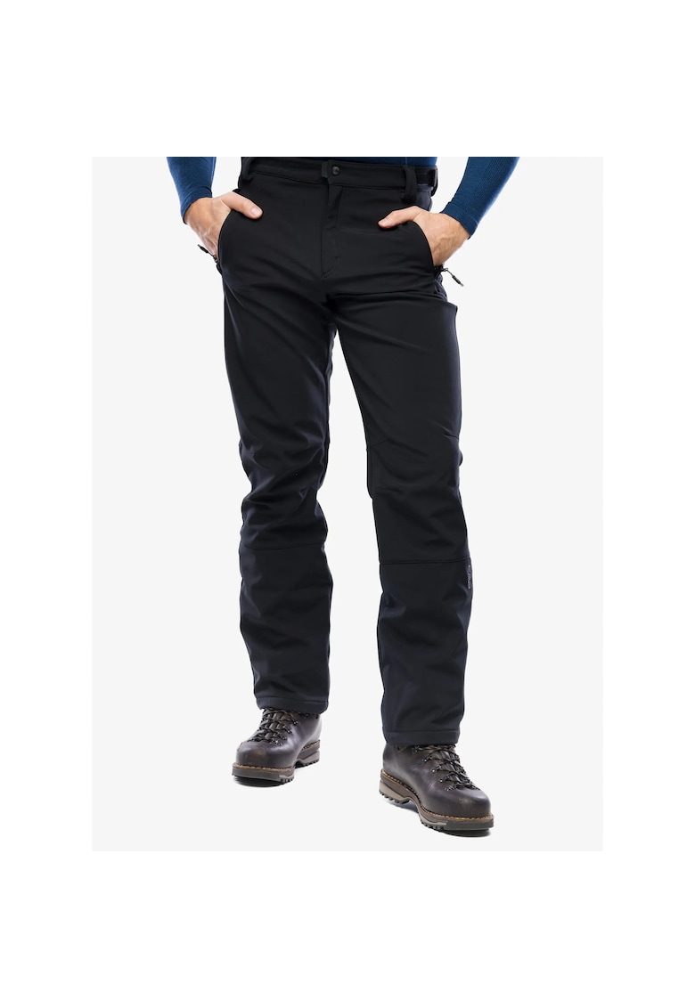 Pantaloni sport barbati - Pant With Inner Gaiter Sin - negru - softshell -