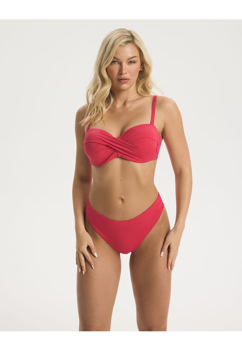 Slip de baie Figi Neted dama BASE - Roz inchis