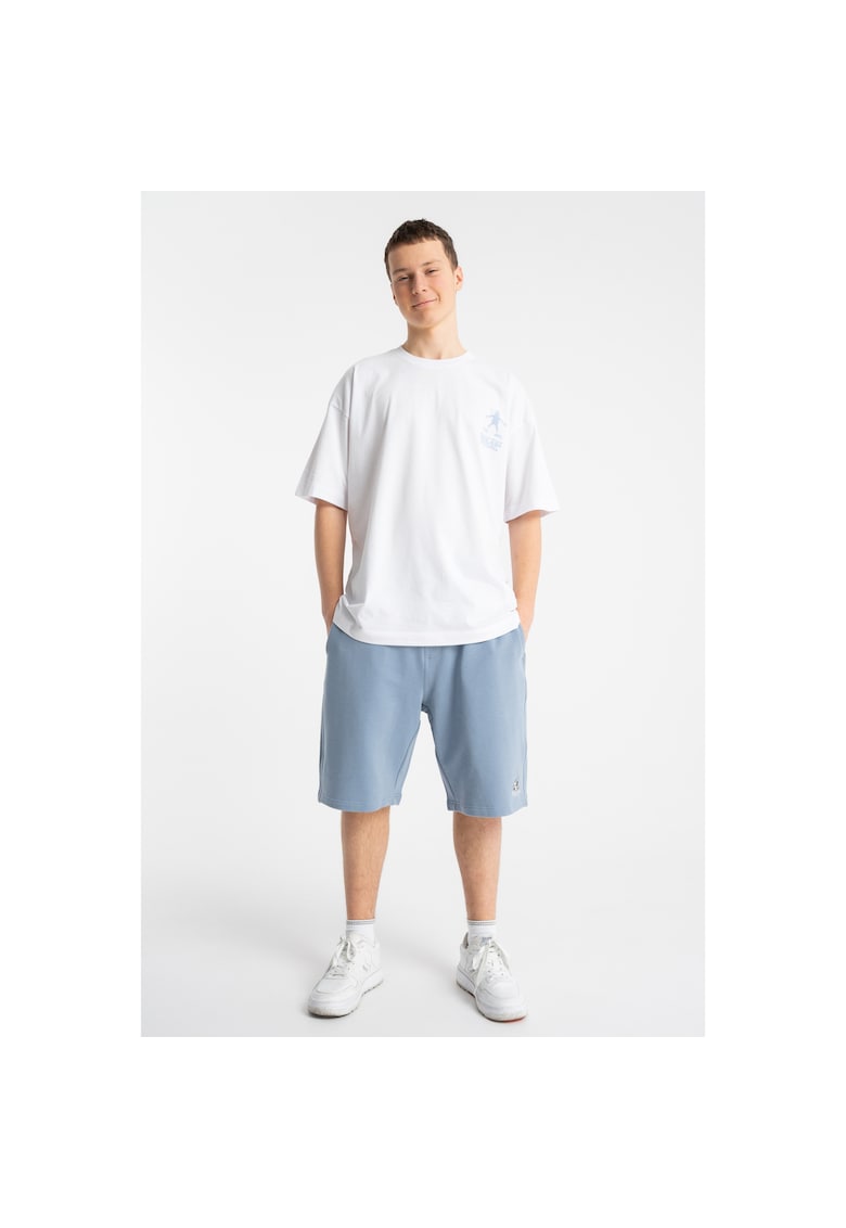 Pantaloni scurti cu buzunare laterale si snur de ajustare