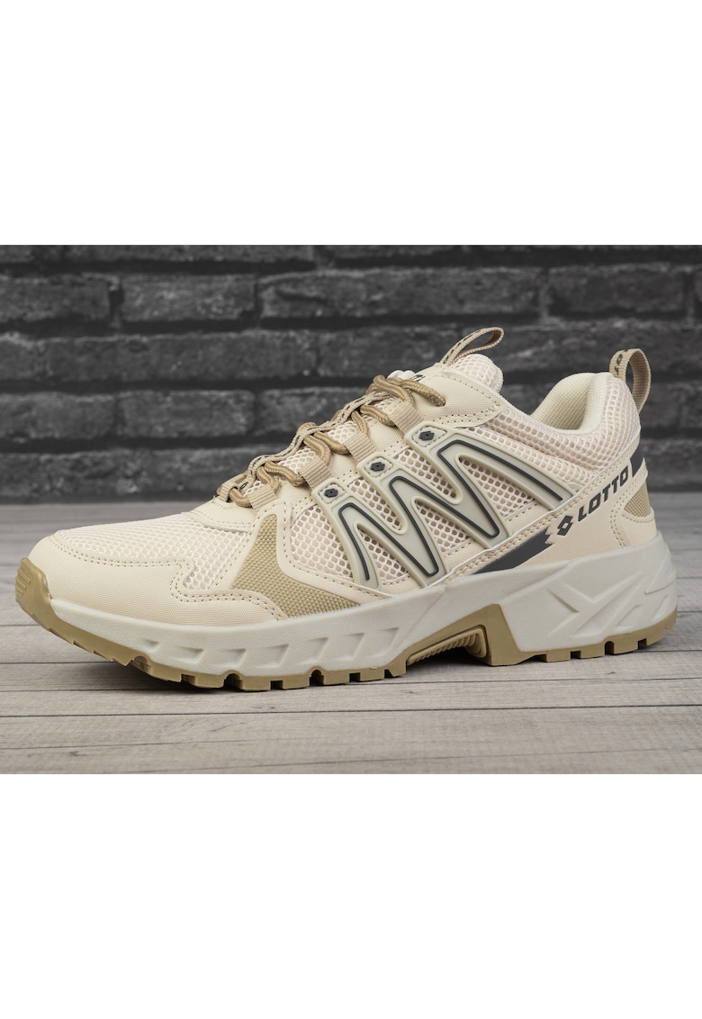 Pantofi sport barbati NAHUNTA - bej - material sintetic - profil jos - Lotto - imagine 1