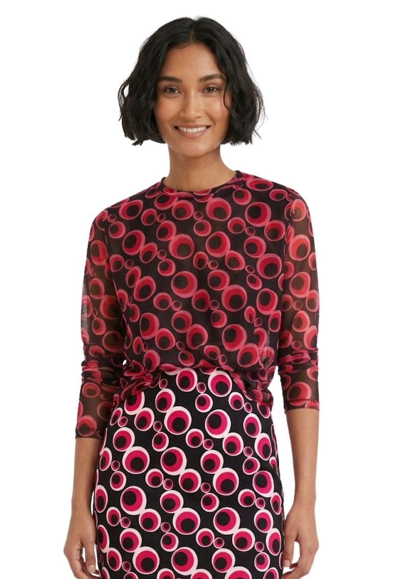 Bluza cu imprimeu geometric Daria