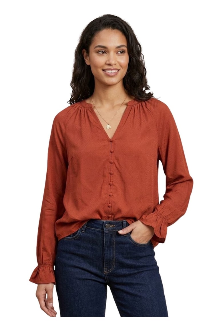 Bluza-tunica cu nasturi decorativ Vilmea