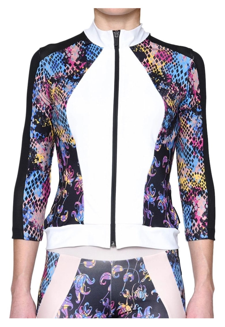 Bluza sport slim fit cu maneci 3/4