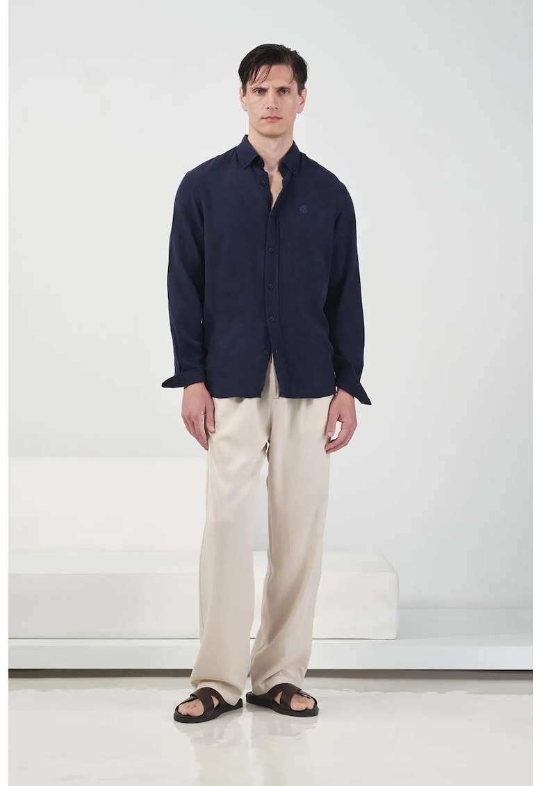 Camasa barbati - bleumarin - Tencel