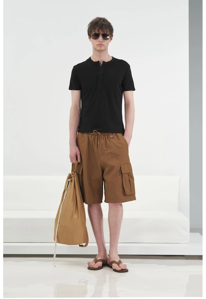 Tricou Barbati - Slim Fit - Negru - 100% bumbac