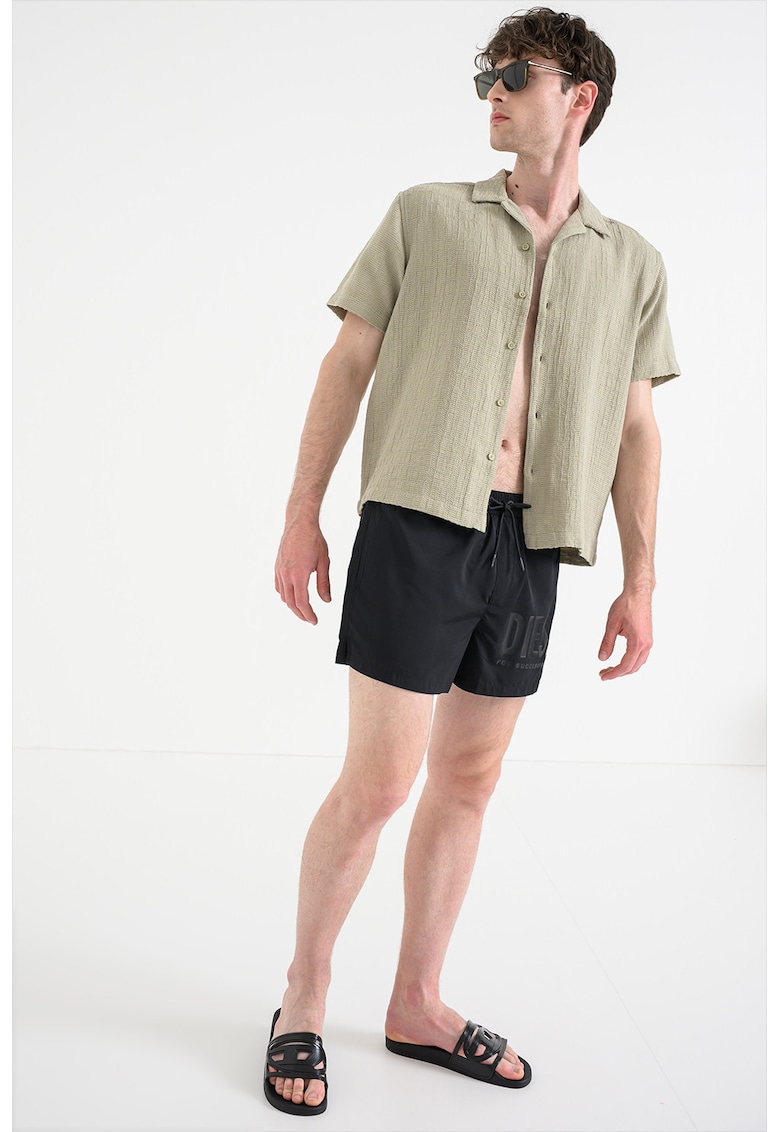 Pantaloni scurti de baie Mario - Negru