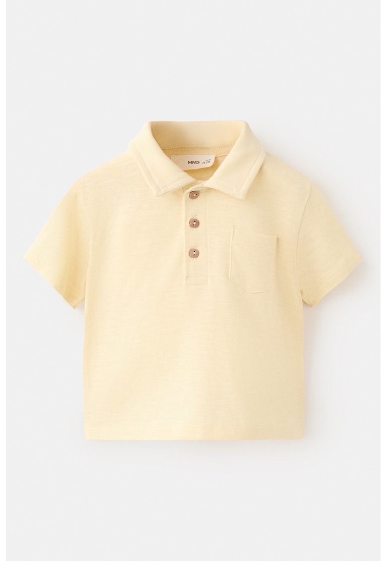 Tricou polo de bumbac - Bej