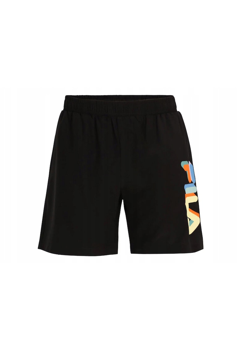 Pantaloni scurti de plaja barbati negru - material usor
