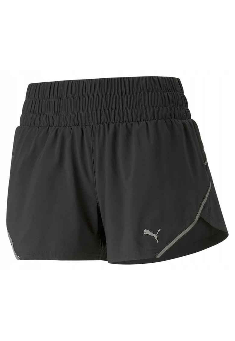 Pantaloni sport dama - Run Woven - scurti - negru -