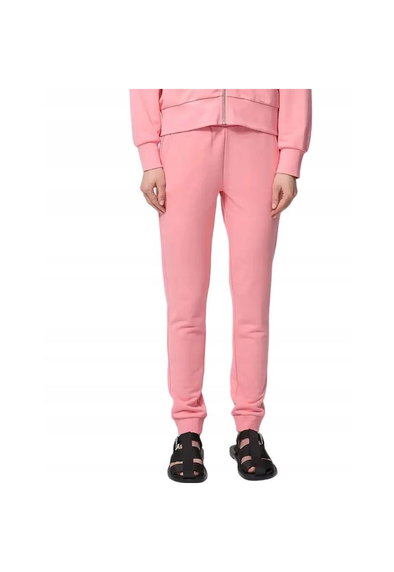 Pantaloni sport dama roz - bumbac - doua buzunare