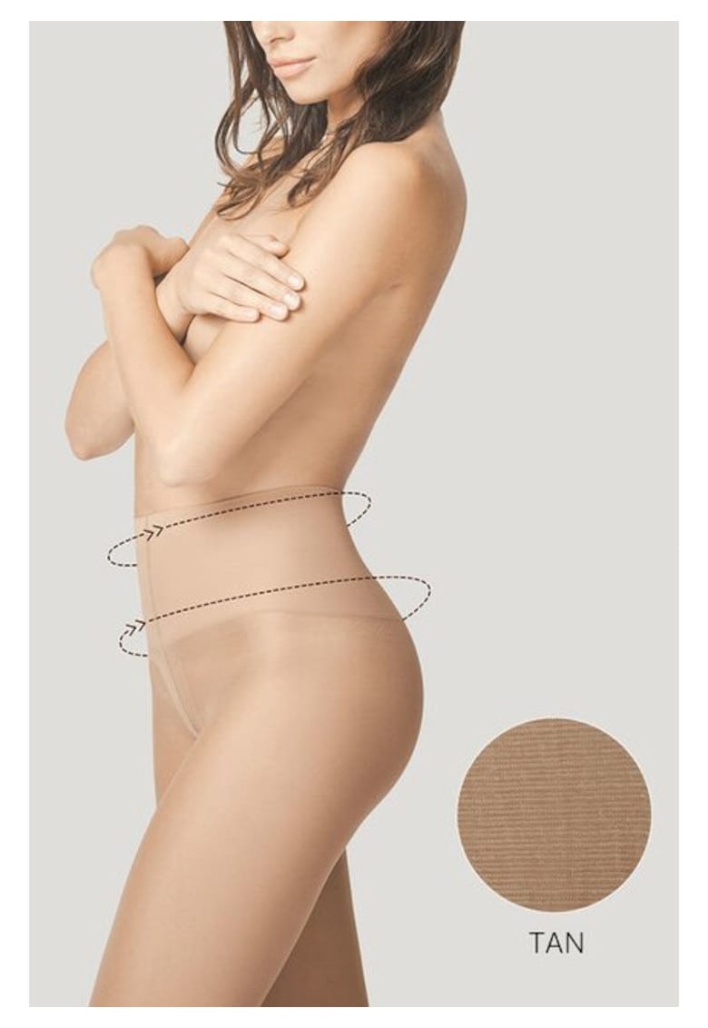 Ciorapi modelare abdomen Fit Control 20 den - bej - Bej