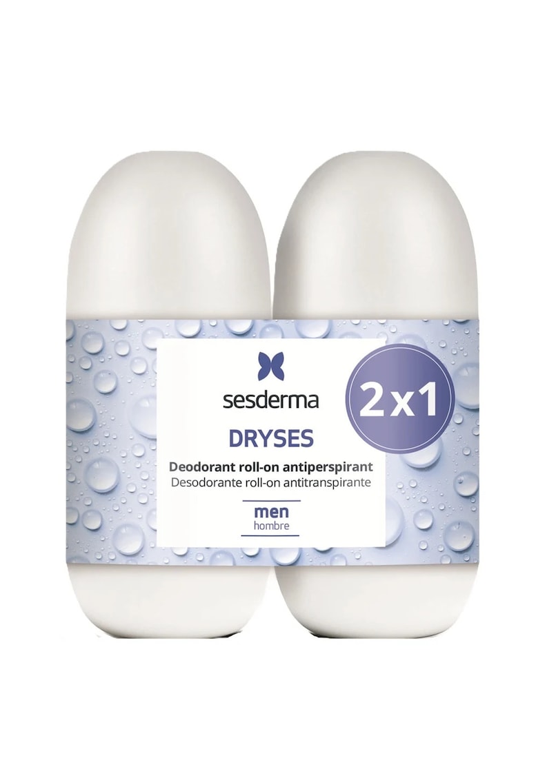 Set deodorant roll-on antiperspirant pentru barbati Dryses 2x75 ml