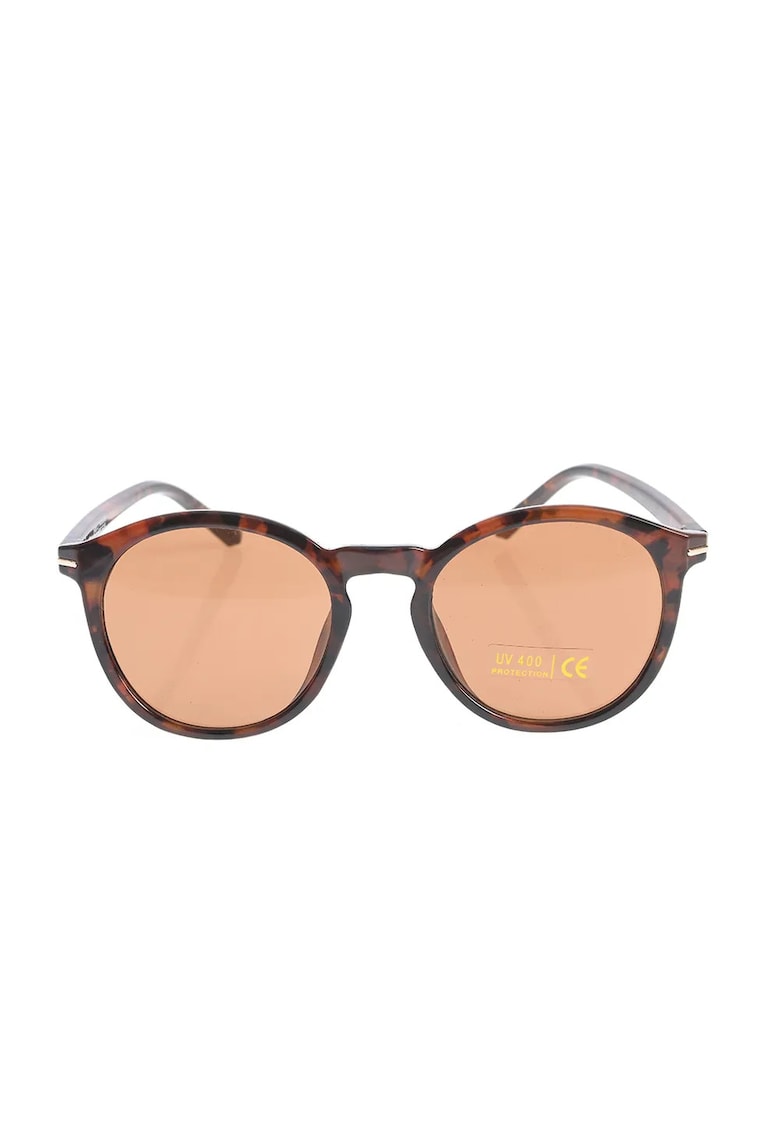 Ochelari de soare cu design rotund si protectie UV400