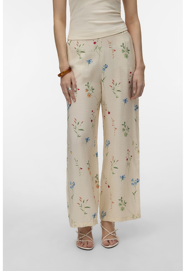 Pantaloni cu croiala ampla Josie - Piersica