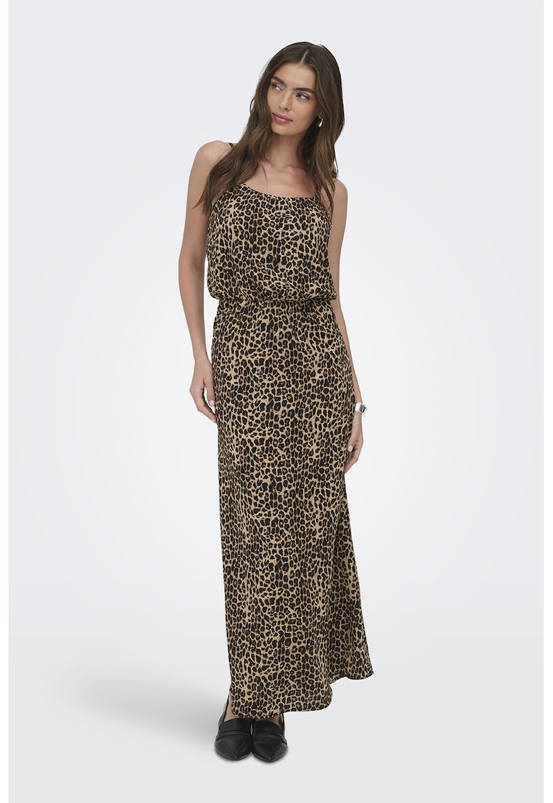Rochie maxi fara maneci Winner - Maro pamantiu
