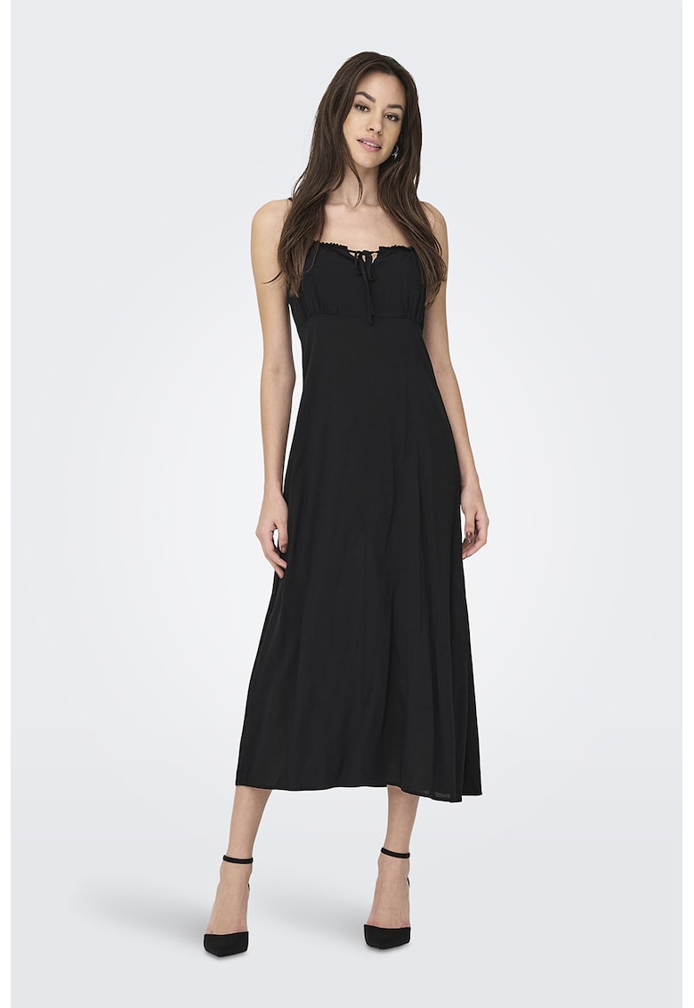 Rochie vaporoasa si evazata - Negru