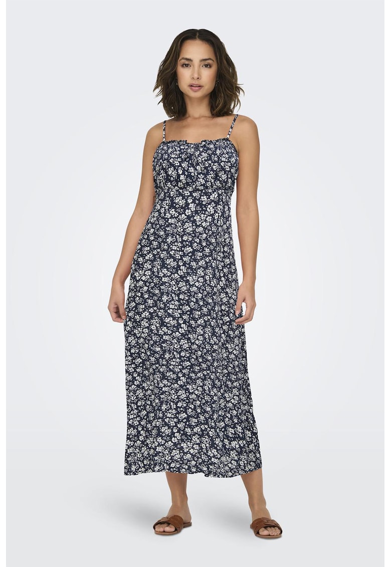 Rochie vaporoasa si evazata - Bleumarin