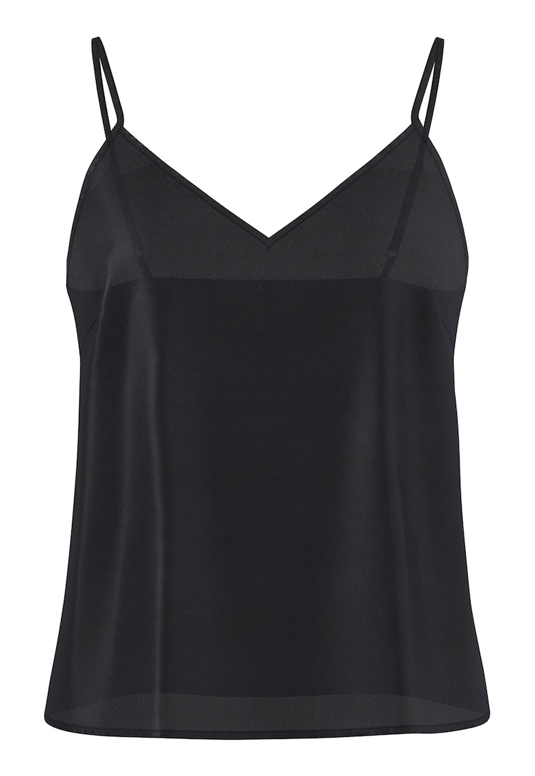Vero Moda - Top cami cu decolteu in V - Negru