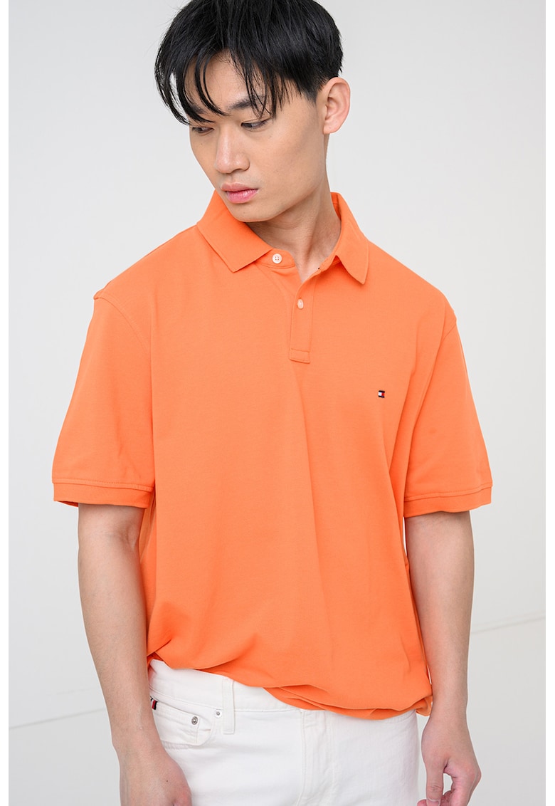 Tricou polo din amestec de bumbac organic