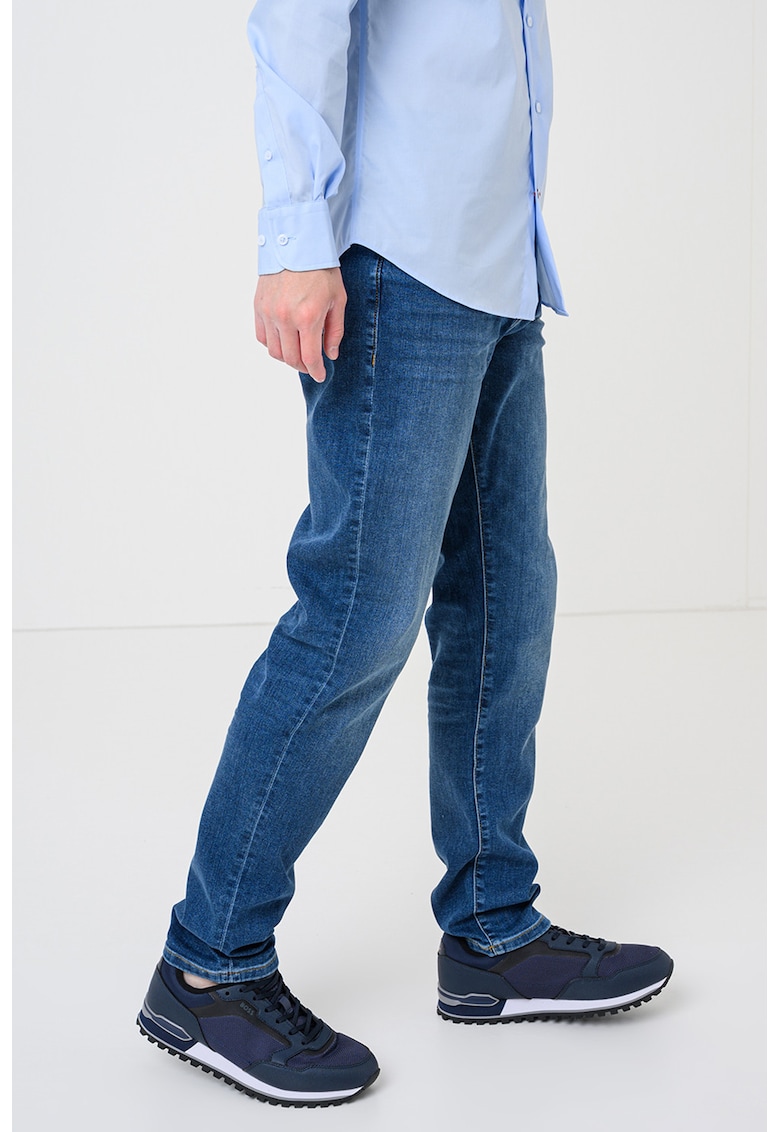 Blugi slim fit Bleecker - Albastru gentian