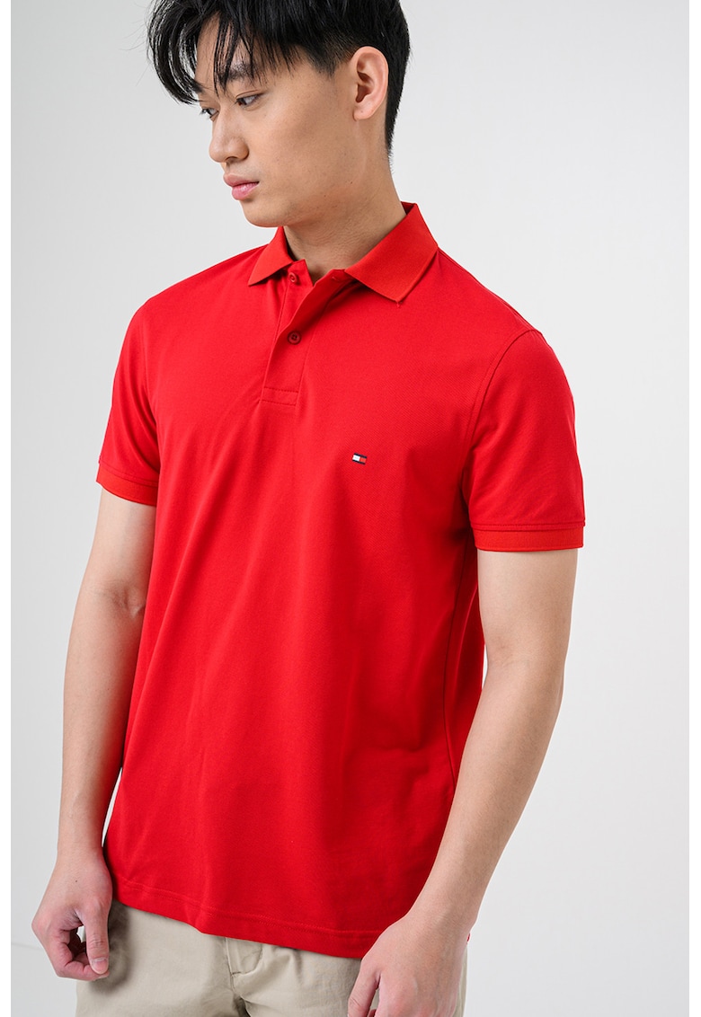 Tricou polo regular fit - Rosu