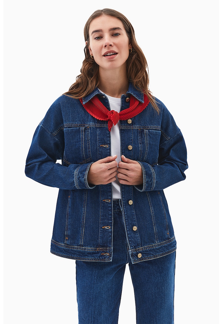 Jacheta de denim - Albastru inchis