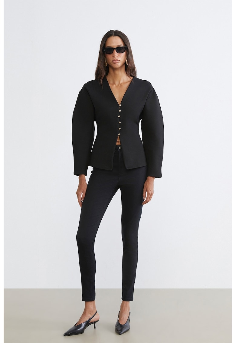 Blugi super skinny Jupiter - Negru
