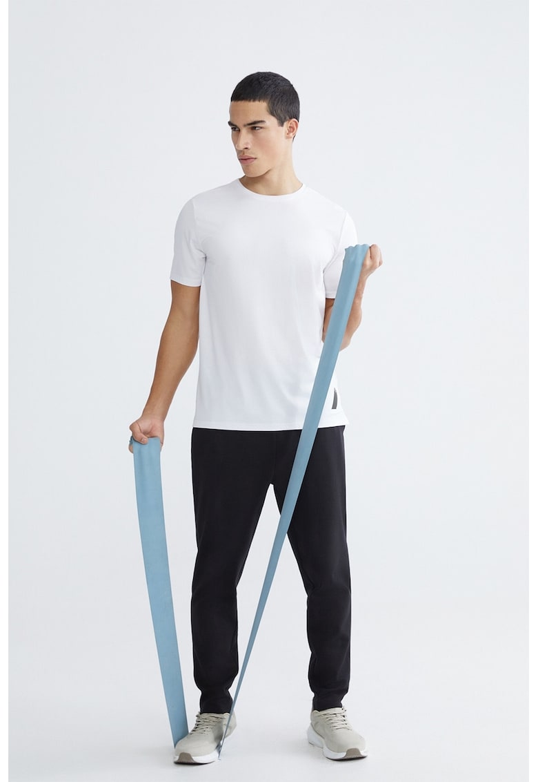 Pantaloni de trening regular fit cu model uni - Negru