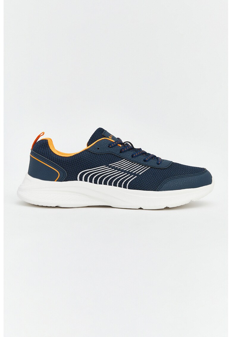 Pantofi sport cu insertii de plasa - Bleumarin