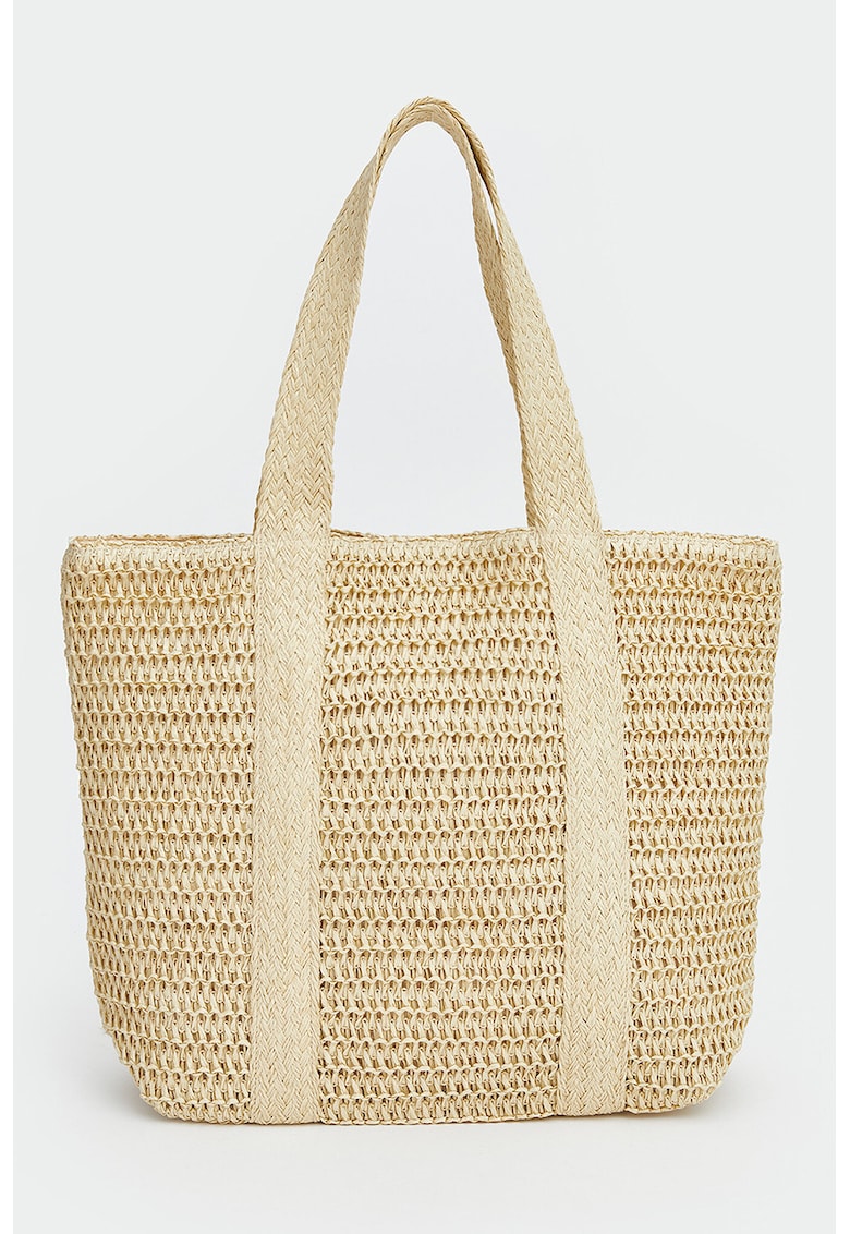 Geanta shopper din hartie - Galben pal