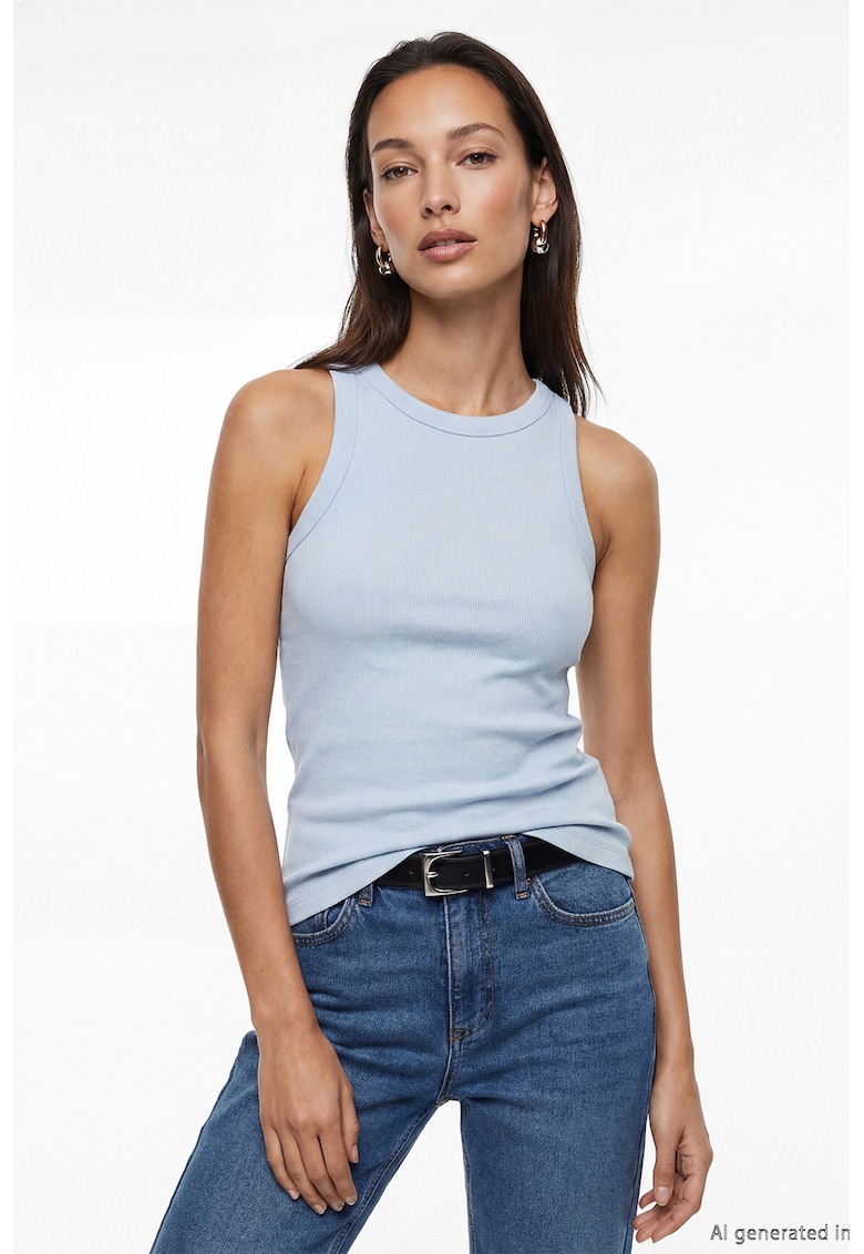 Top extra slim fit - Albastru pastel