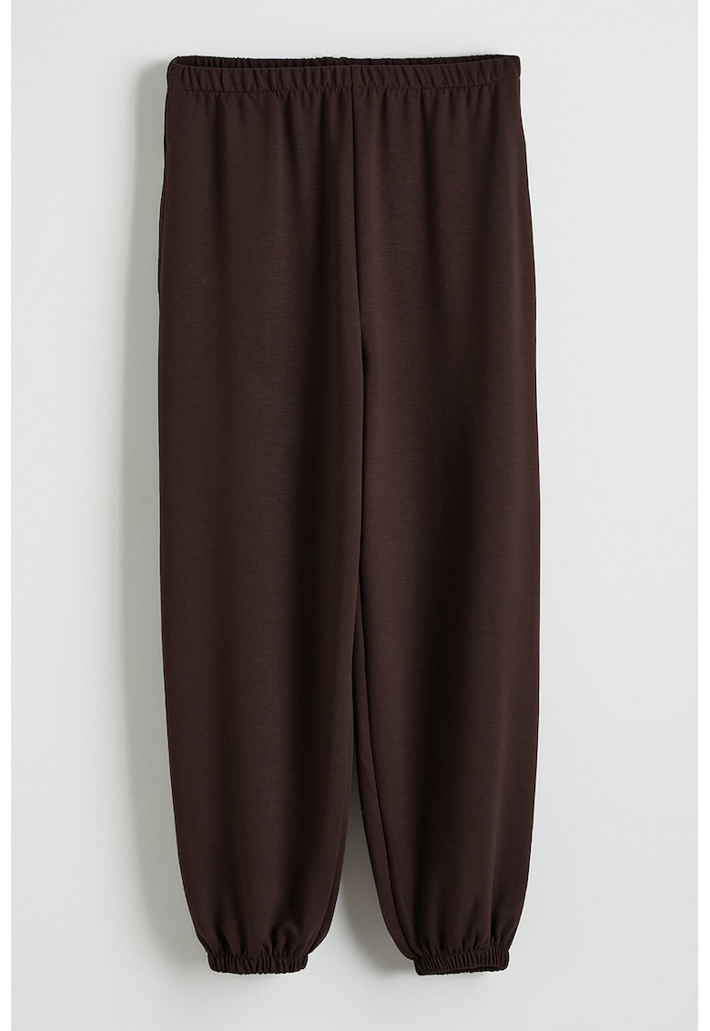 Pantaloni de trening relaxed fit - Maro inchis