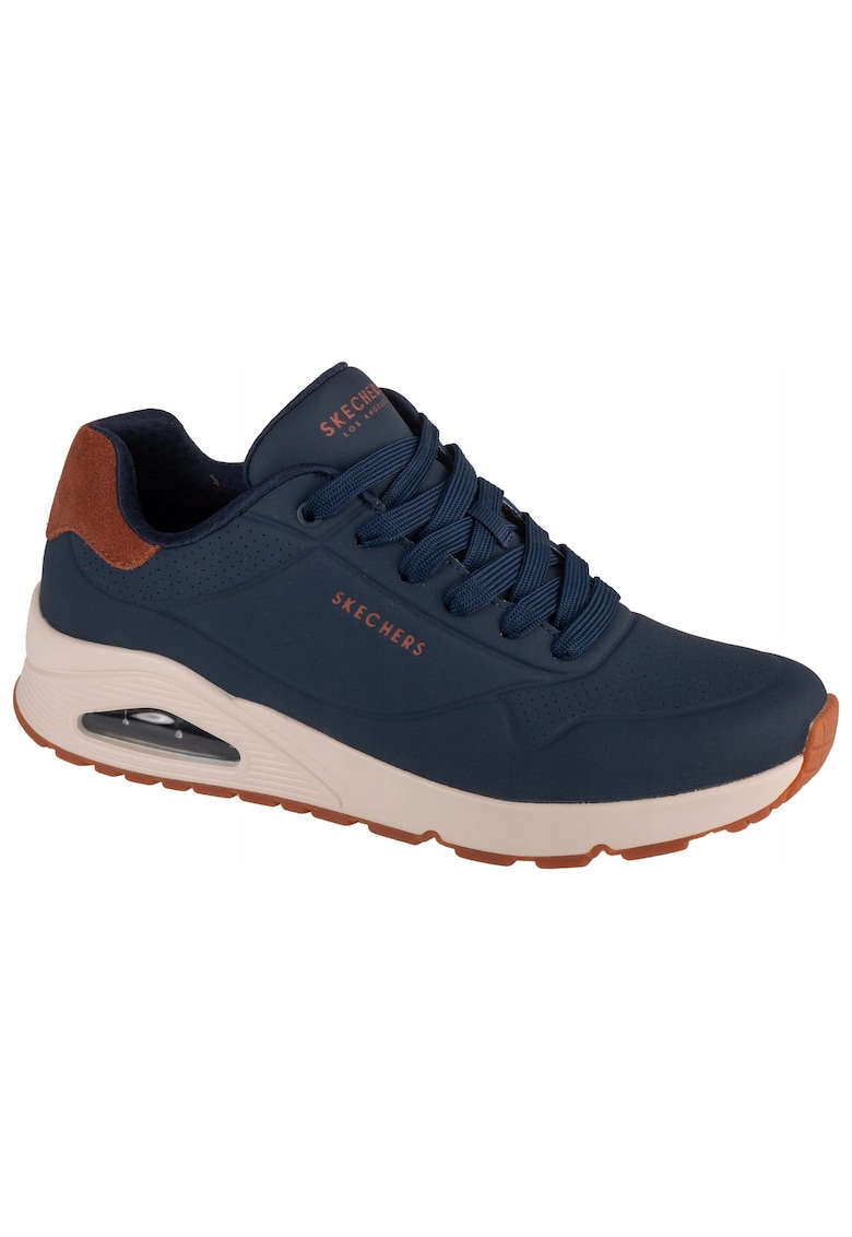 Tenisi barbati Uno - Suited On Air - bleumarin - textil - cu amortizare Air-Cooled Memory Foam -