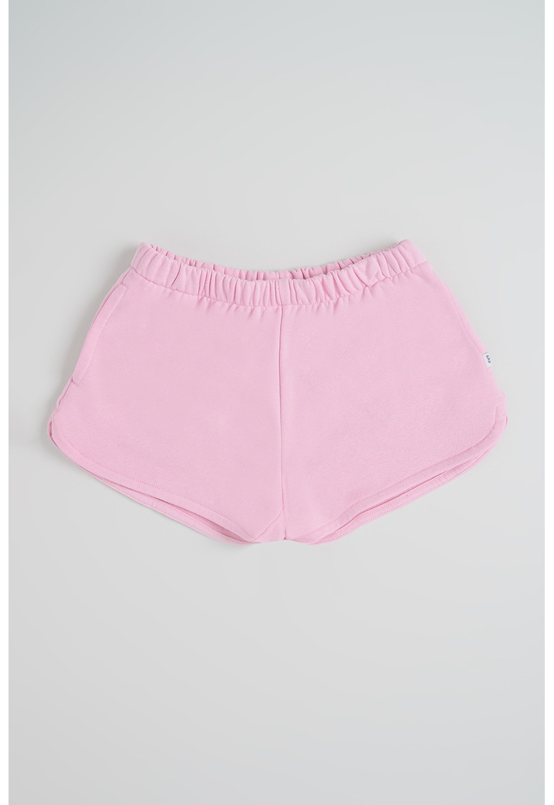 Pantaloni scurti cu buzunare laterale - Roz deschis