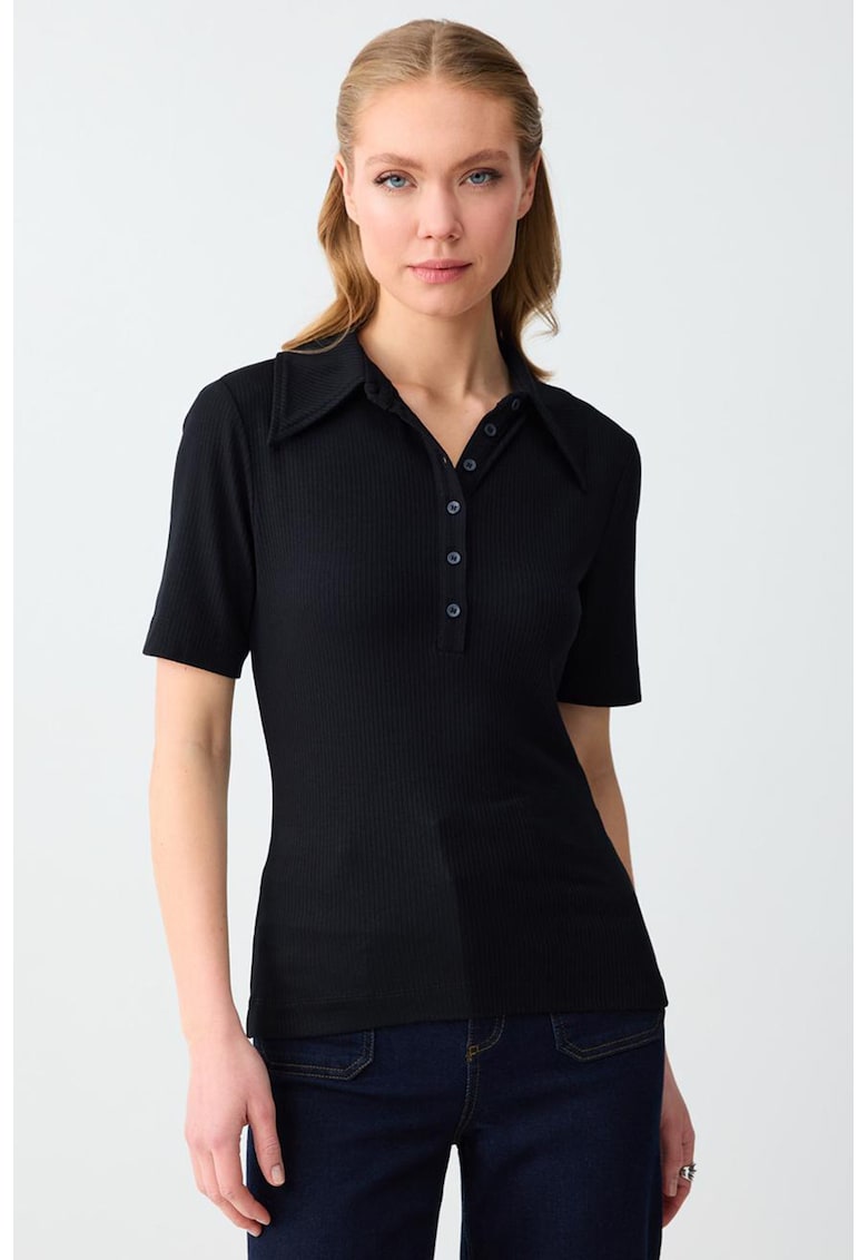 Tricou polo uni - Negru