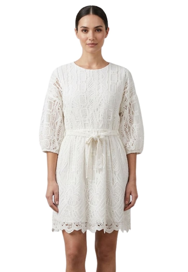 Rochie din dantela guipure Aster -