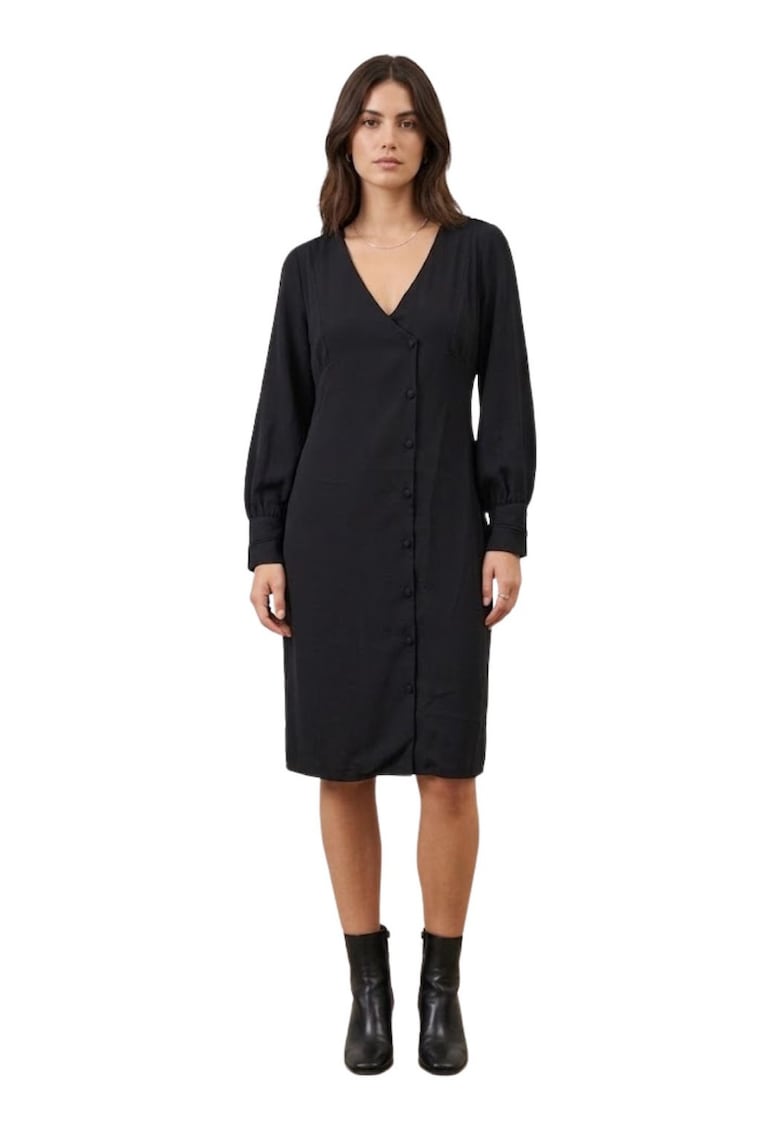 Rochie midi cu croiala dreapta Rodette -