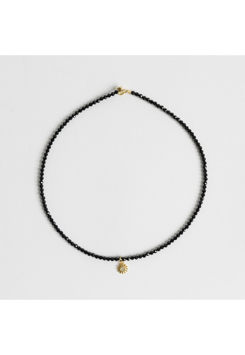Colier realizat din pietre semipretioase Spinel - accesorii argint925 placat cu aur